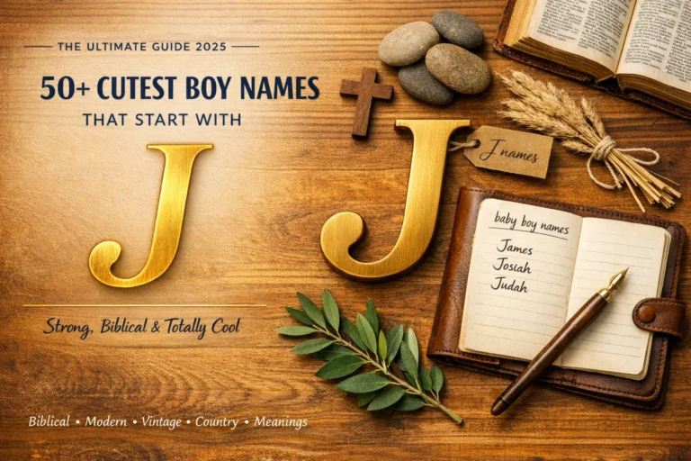 Baby Boy Names That Start with J