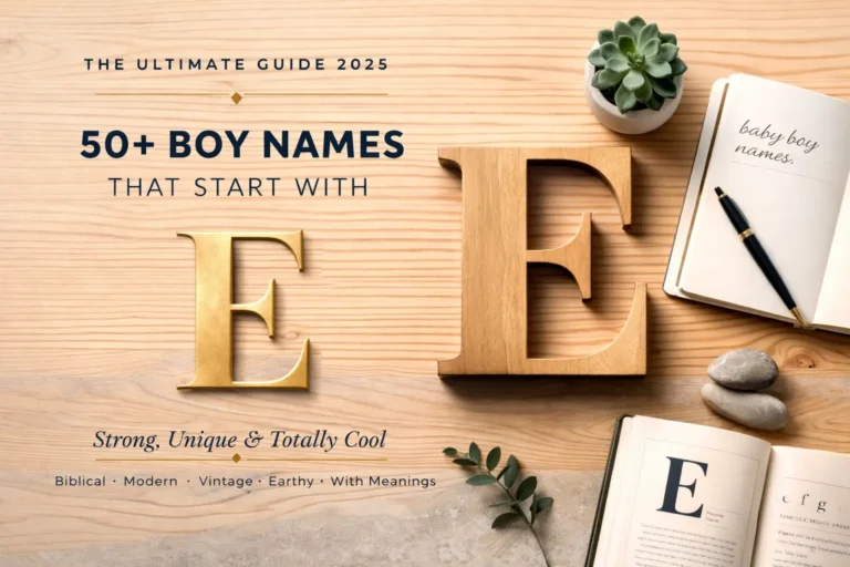 Boy Names That Start with E