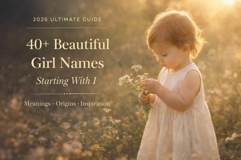 Girl Names That Start With I