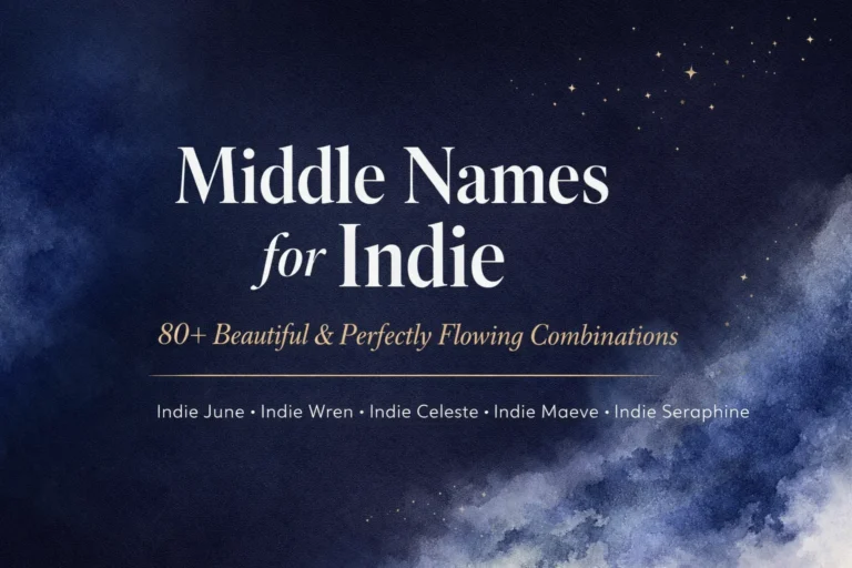 Middle Names for Indie