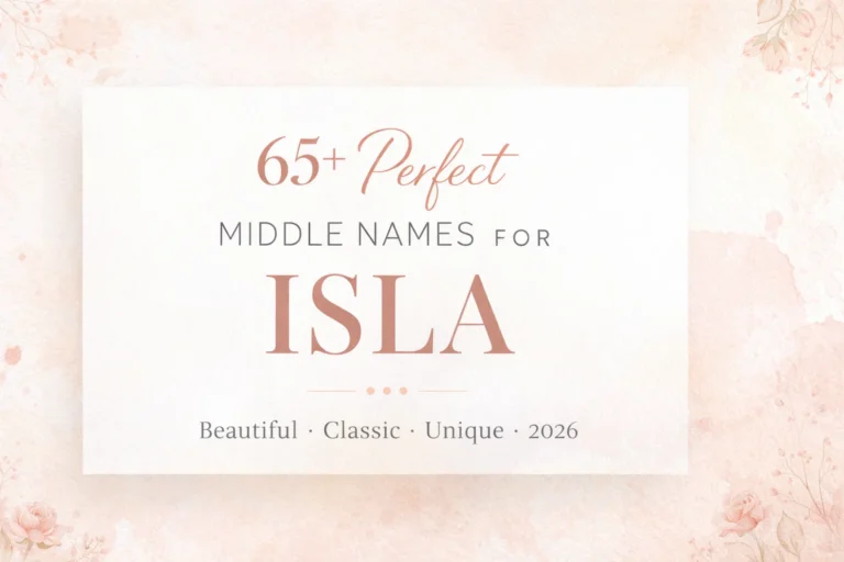 Middle Names for Isla