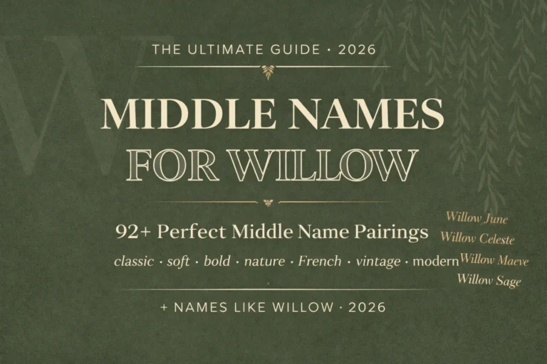 Middle Names for Willow