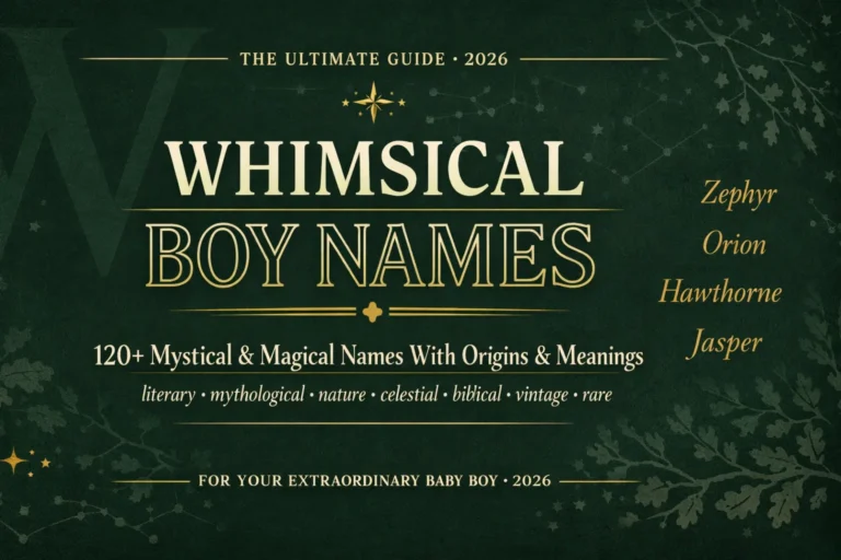 whimsical boy names