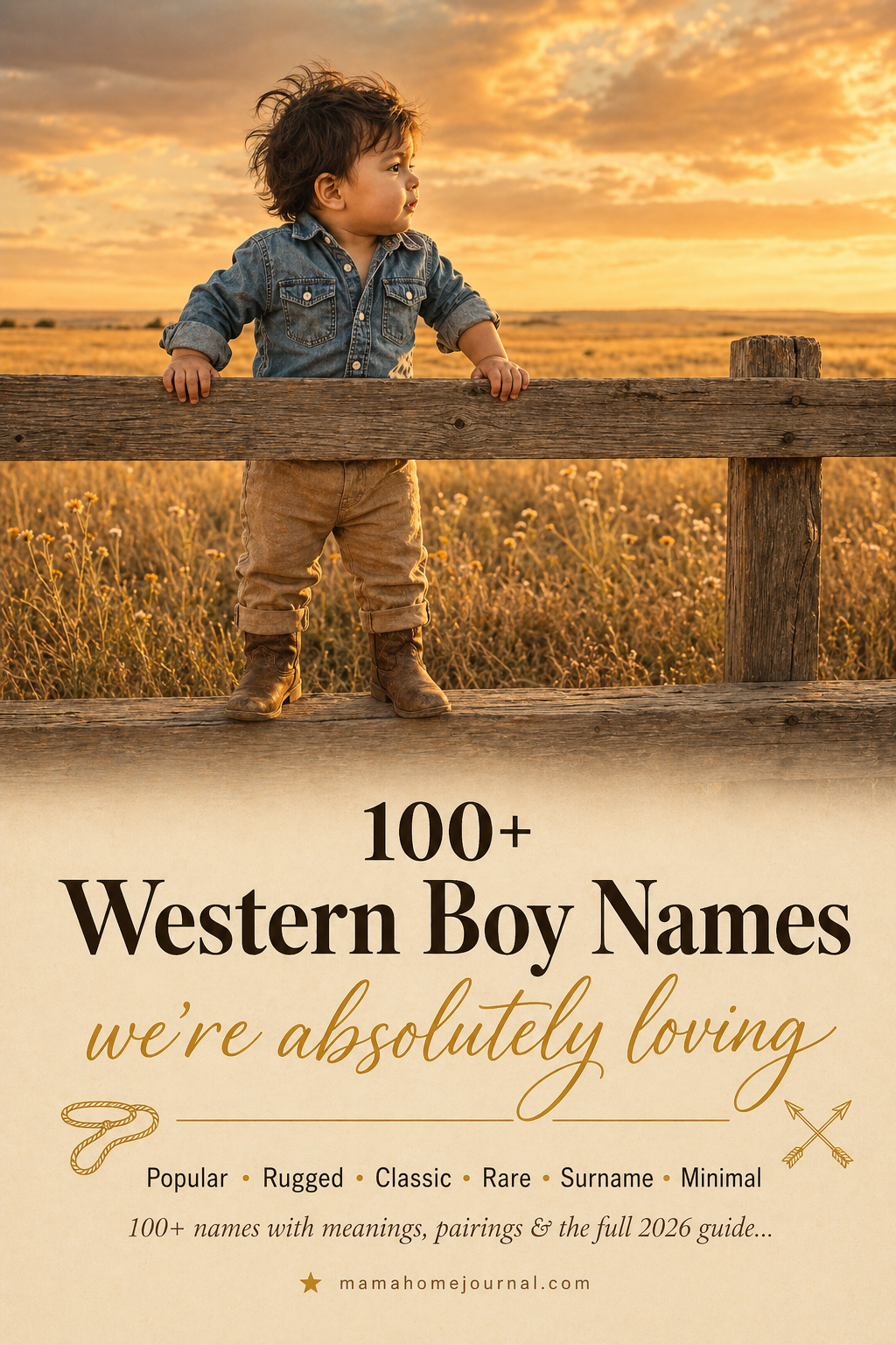 Modern Western Boy Names for 2026