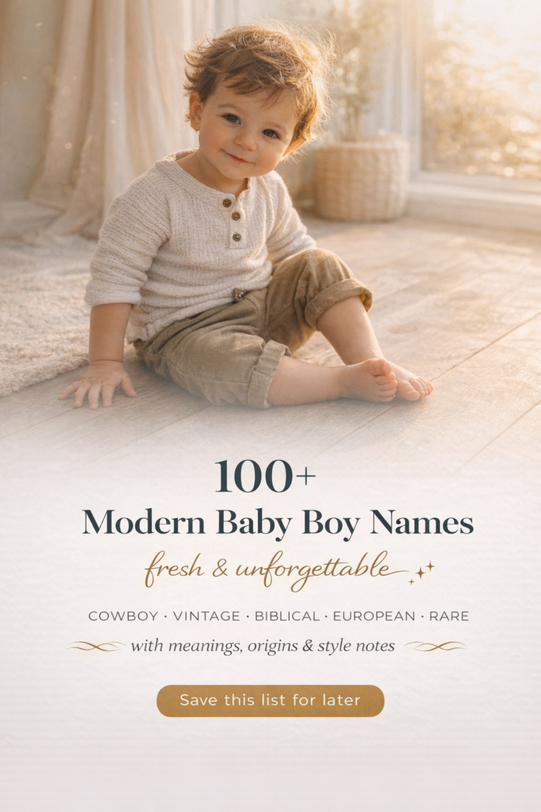 modern baby boy names