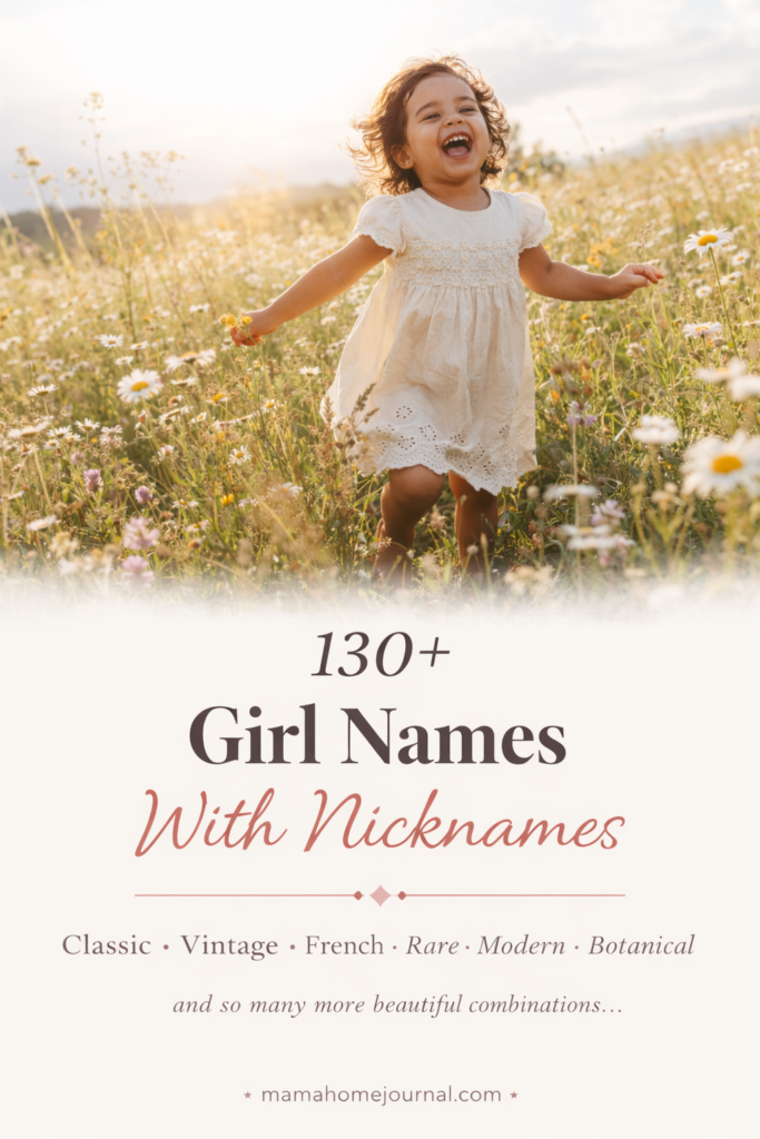 Name In Full 130+ Most Beautiful Girl Names With Nicknames (2026 Ultimate Guide)