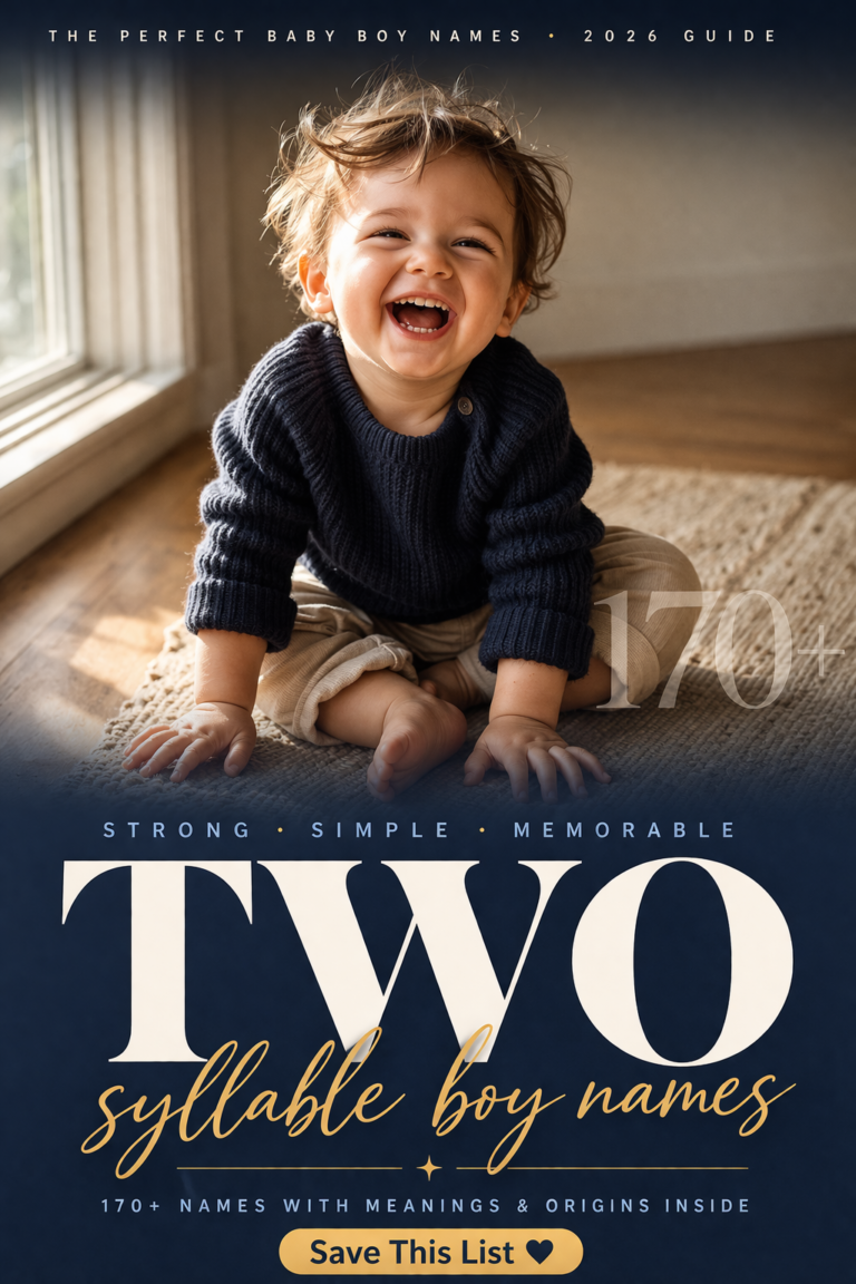 Two Syllable Boy Names