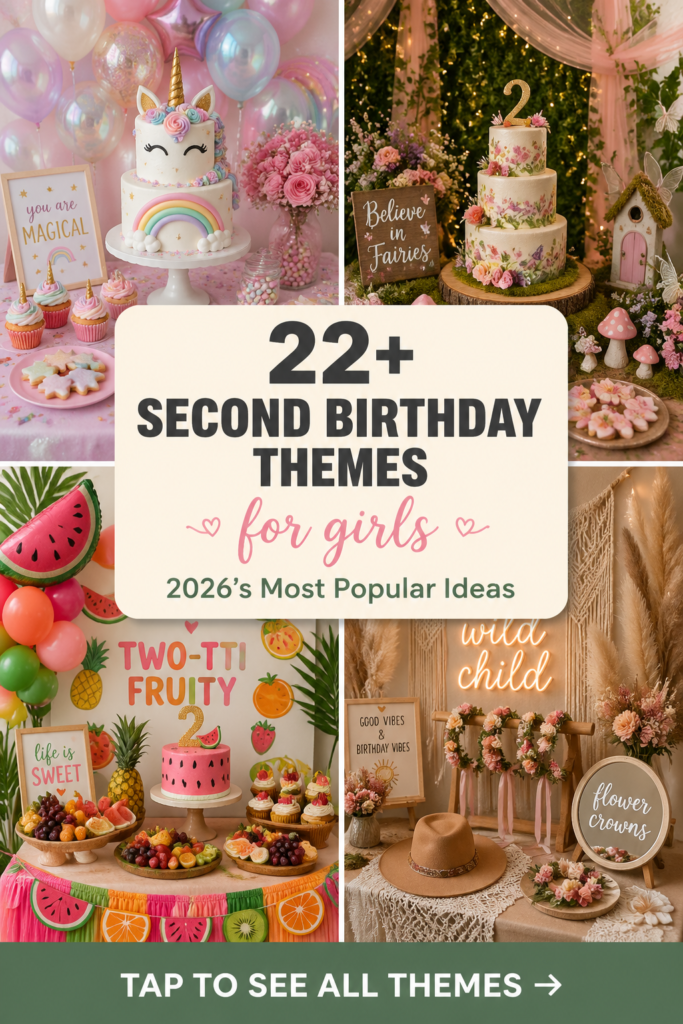 2nd Birthday Party Themes for Girls 