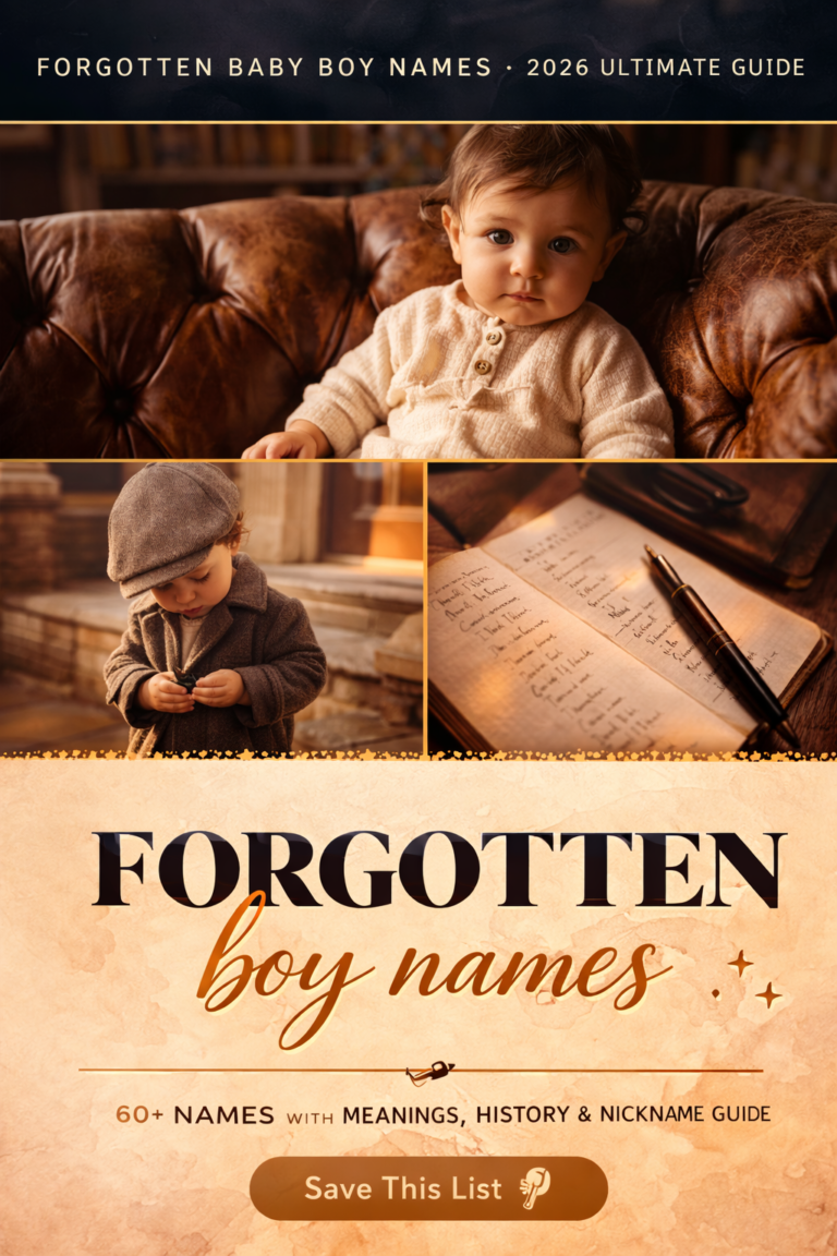 60+ Best Forgotten Baby Boy Names — Why Isn’t Anyone Using These?! (2026)