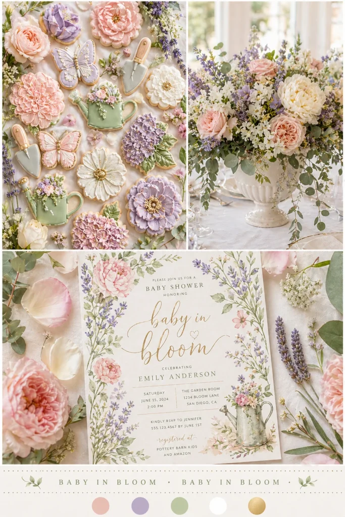 Baby In Bloom — Garden Flower Theme