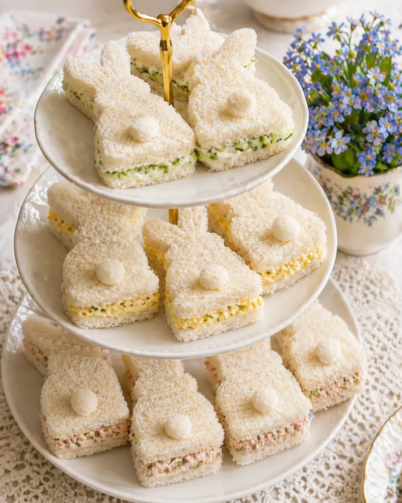 Bunny-Shaped Sandwiches