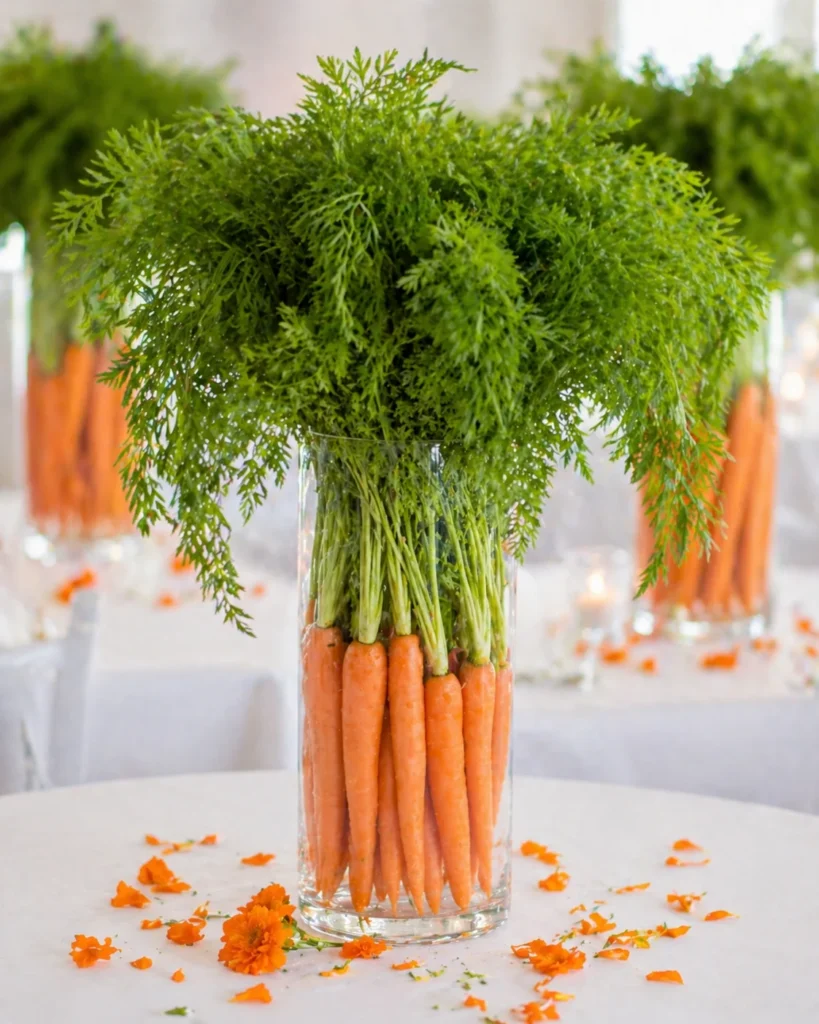 Carrot Bunch Centerpieces