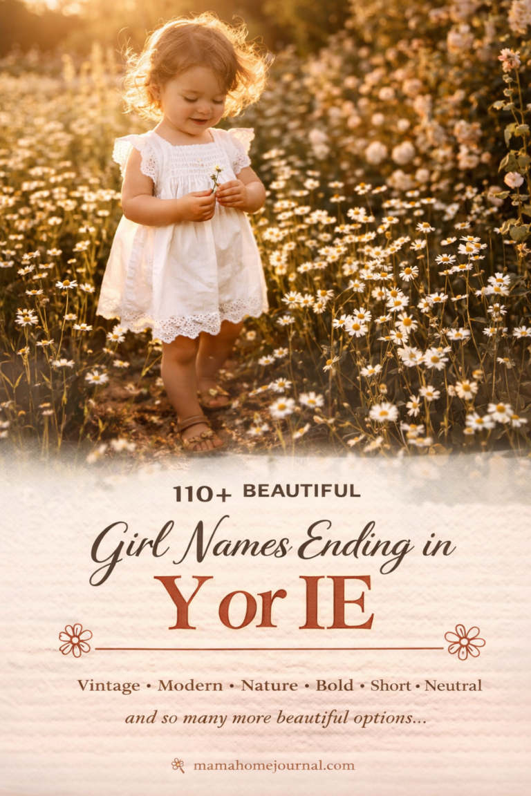 Girl Names That End in Y or ie
