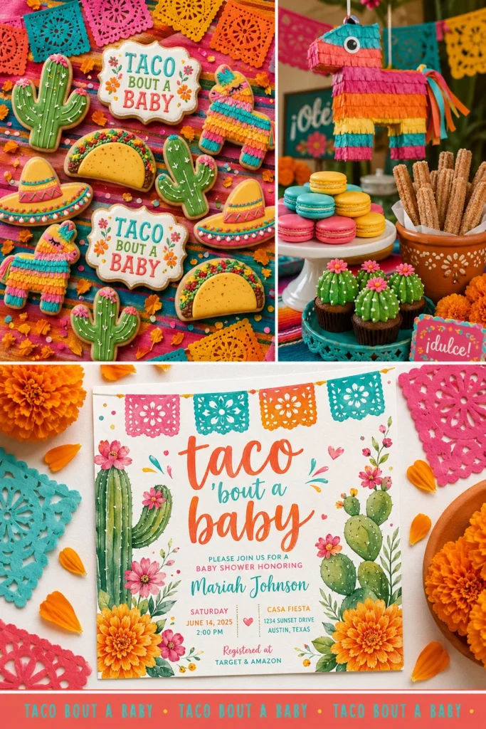 Fiesta Baby Shower Theme