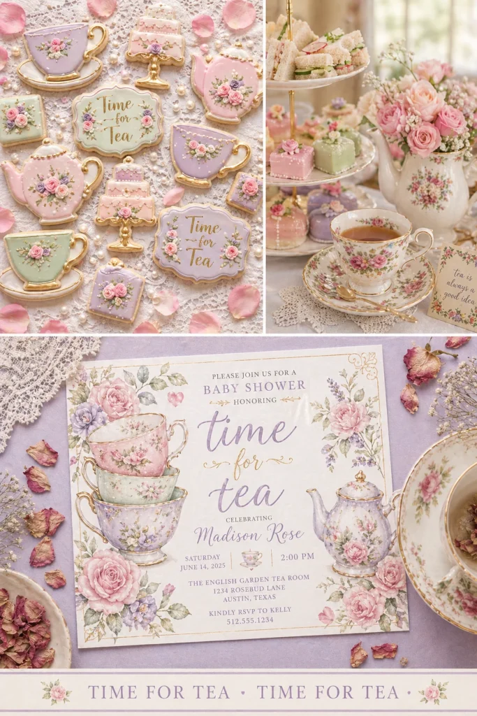 Garden Tea Party Baby Shower Theme