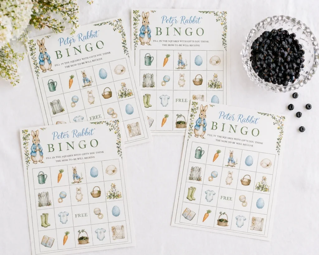 Garden-Themed Baby Bingo