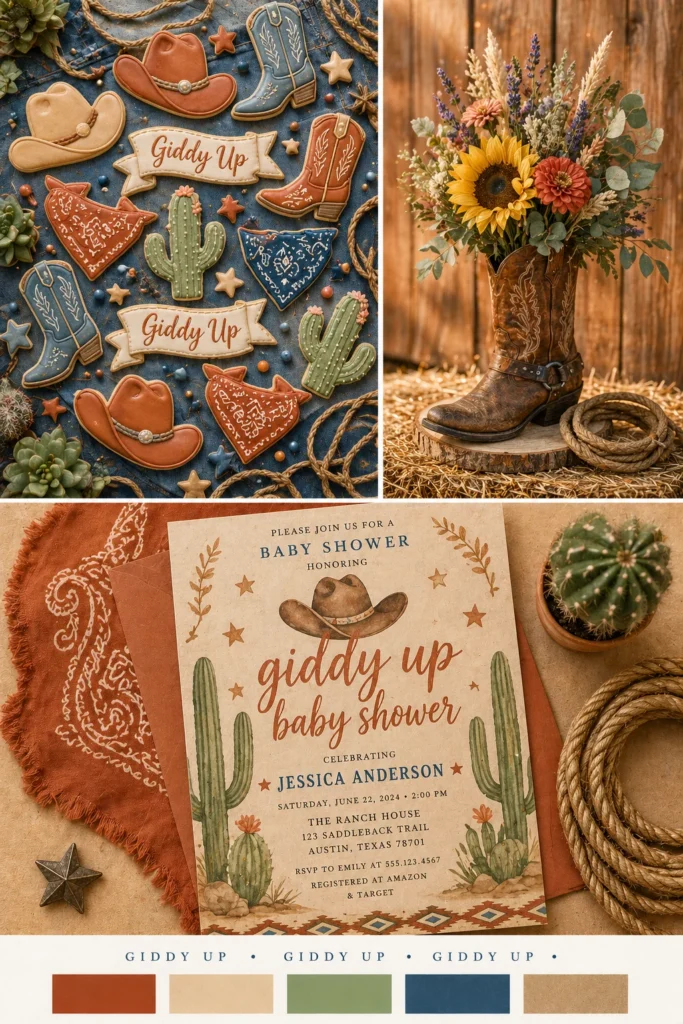 Giddy Up! (CowboyCowgirl Baby Shower Theme)