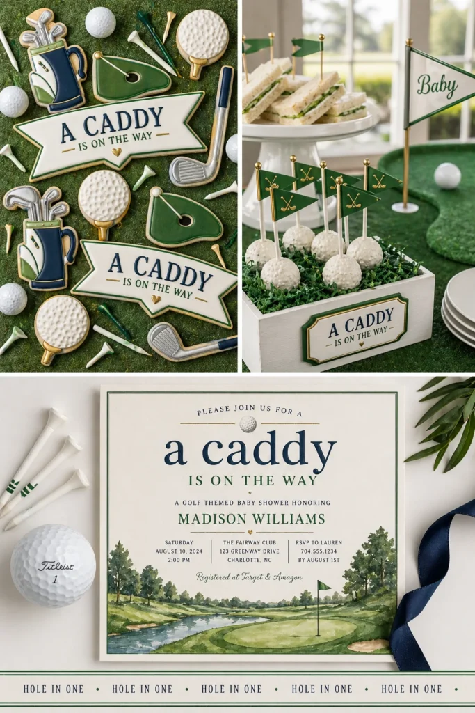 Golf Baby Shower Theme