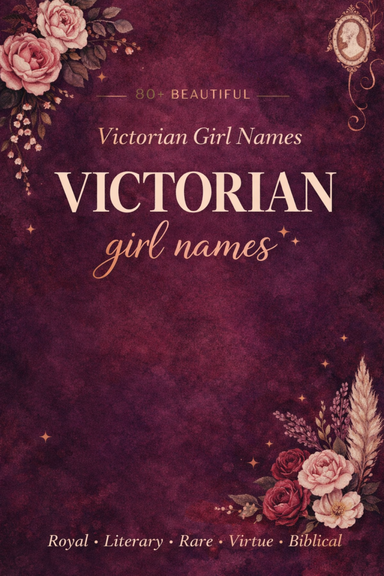 Victorian Girl Names