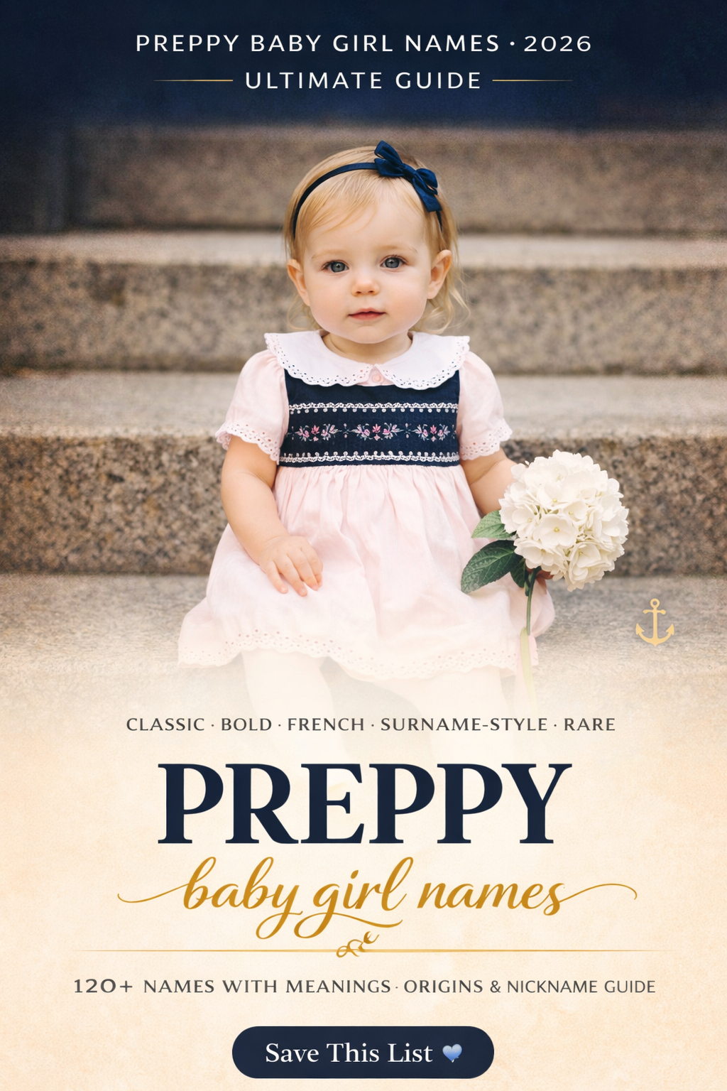 Waspy Names 120+ Most Beautiful Preppy Baby Girl Names You Will Love (2026 Ultimate ...