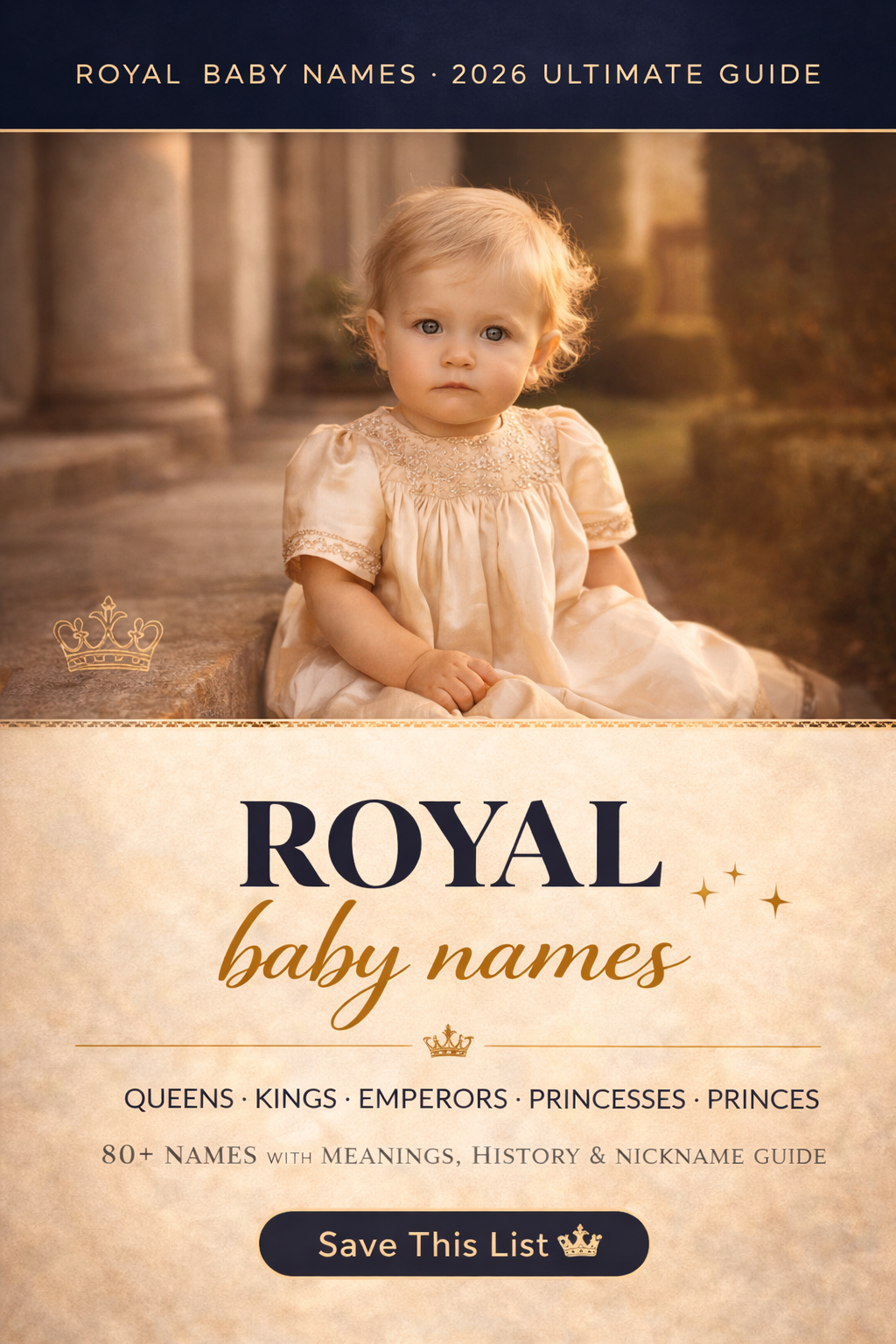Name Simy 80+ Most Beautiful Royal Baby Names for Boys & Girls (2026 Ultimate Guide)