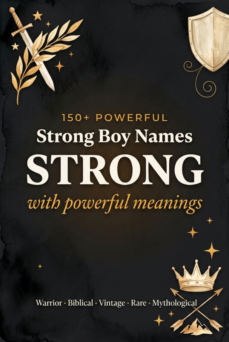 strong boy names