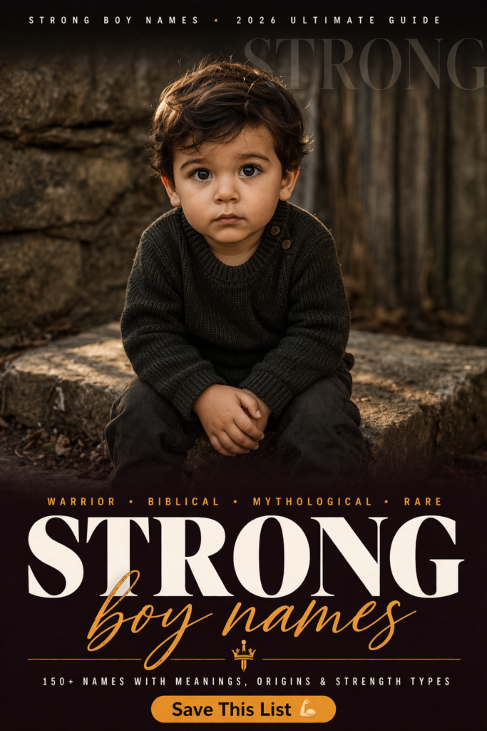 strong baby boy names