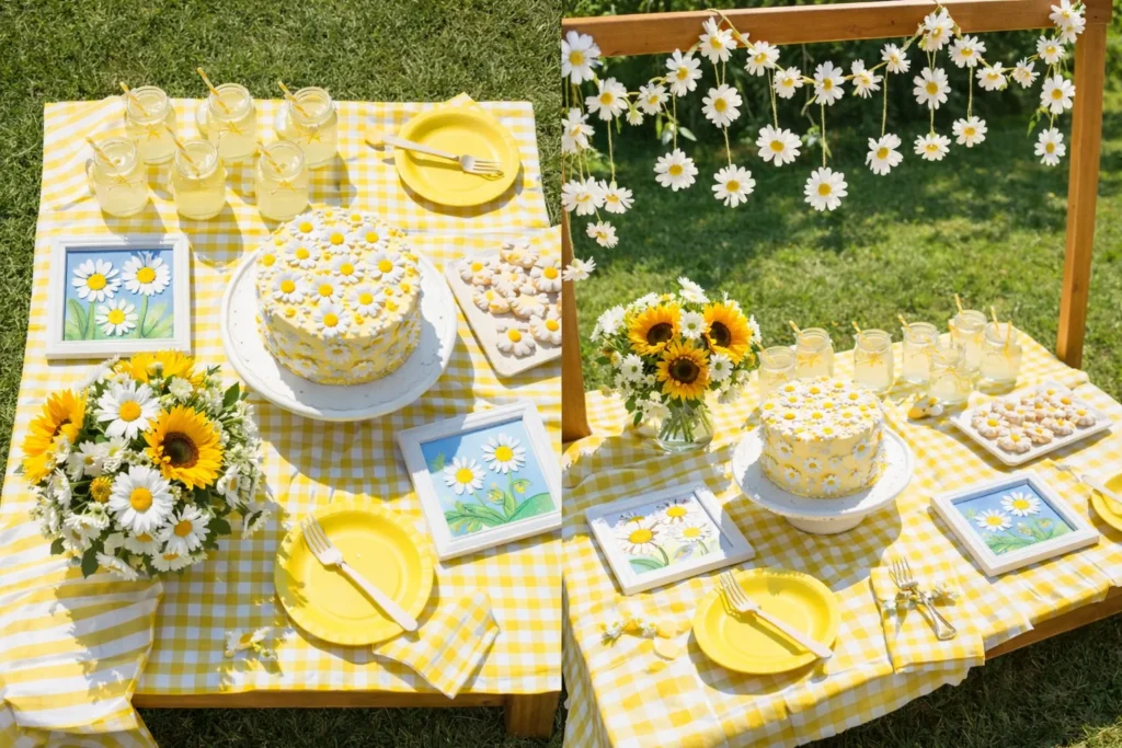 Sunshine & Daisies baby shower theme