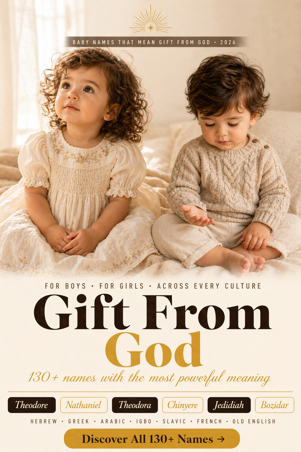 baby names that means gift from God