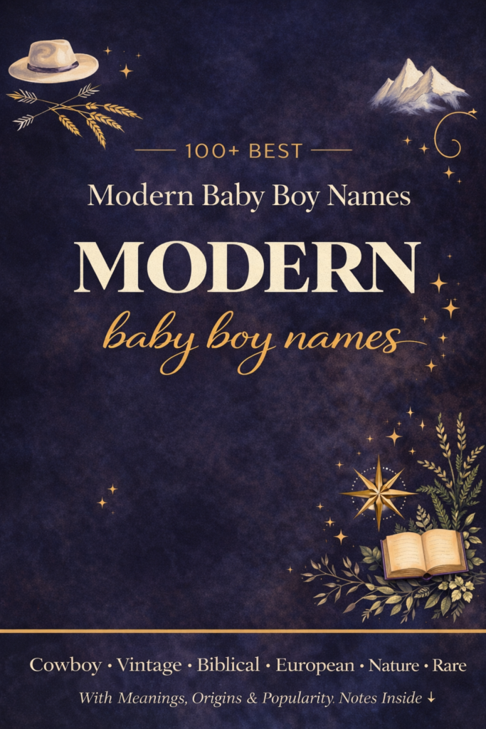 list of modern names for baby boys 