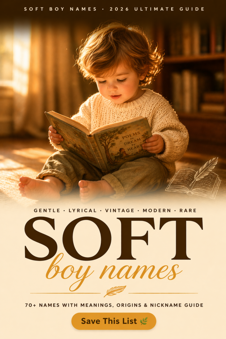 soft baby boy names