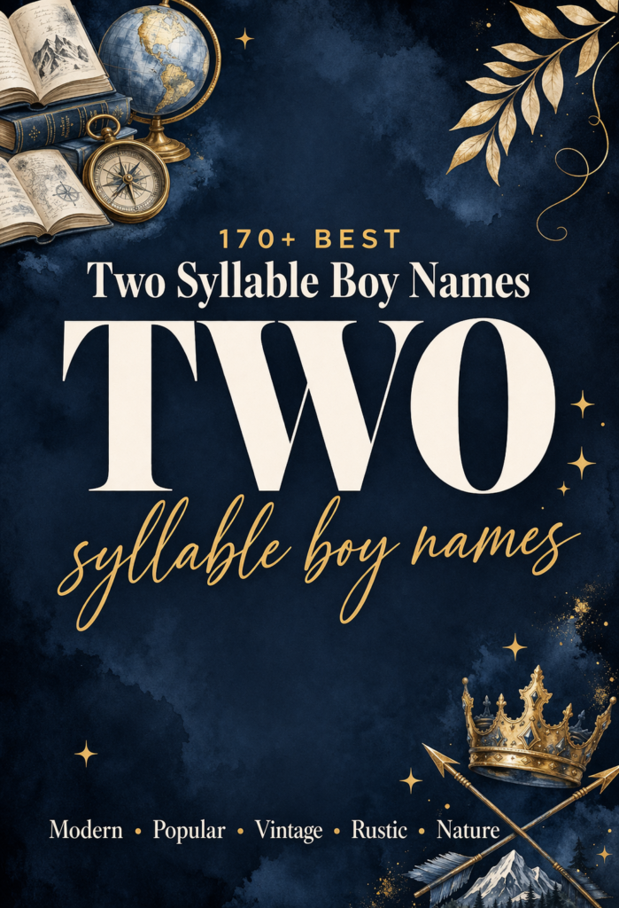 Two Syllable Boy Names
