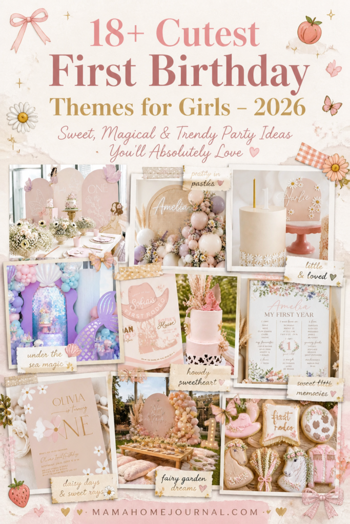 18+ Cutest First Birthday Themes for Girls in 2026 🎀