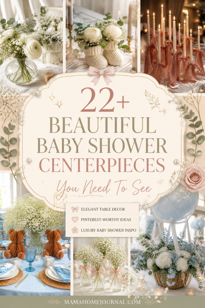 22+ Beautiful Baby Shower Centerpieces