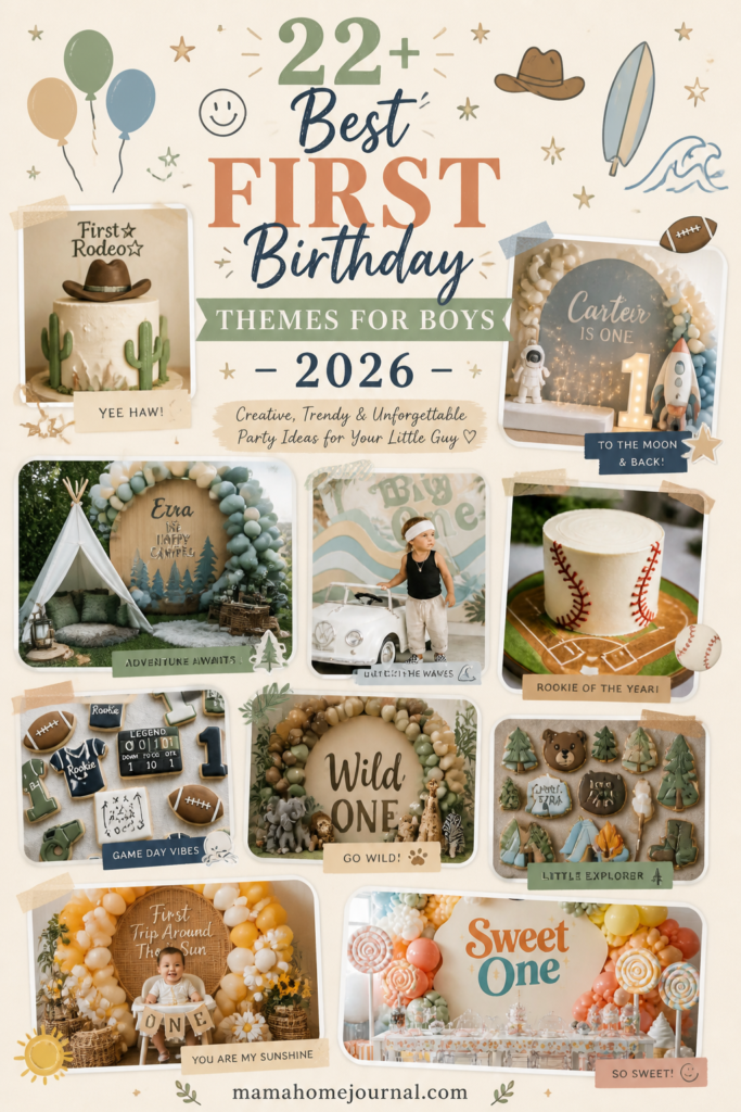First Birthday Themes for Boys