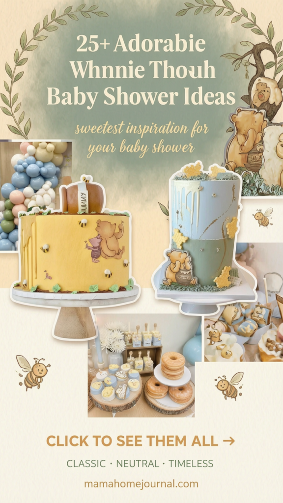 25+ Adorable Winnie the Pooh Baby Shower Ideas