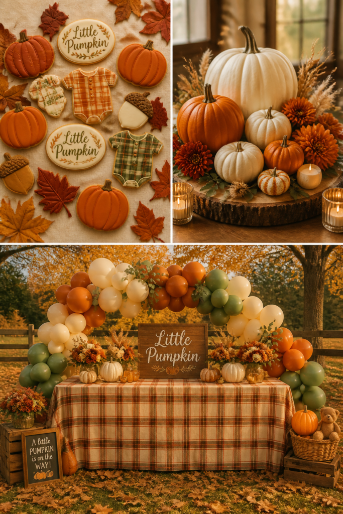 A Little Pumpkin is On the Way (Fall) baby shower theme