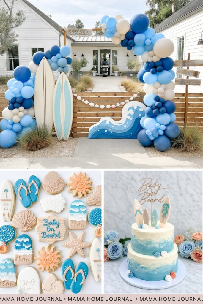 Baby On Board (Surf Beach Theme)