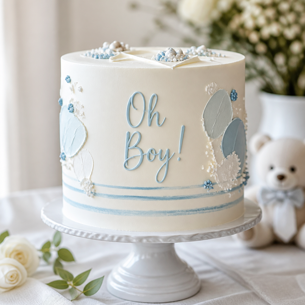 Baby Shower Cake Sayings for Boys