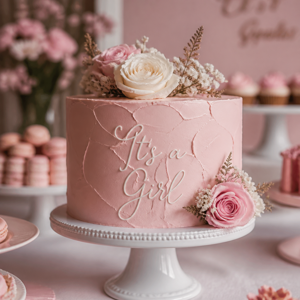 Baby Shower Cake Sayings for Girls