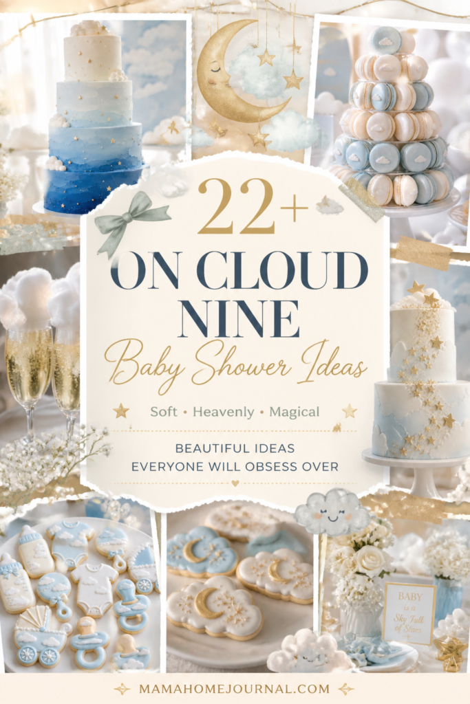 Beautiful On Cloud Nine Baby Shower Ideas You’ll Want to Copy ASAP ☁️💫