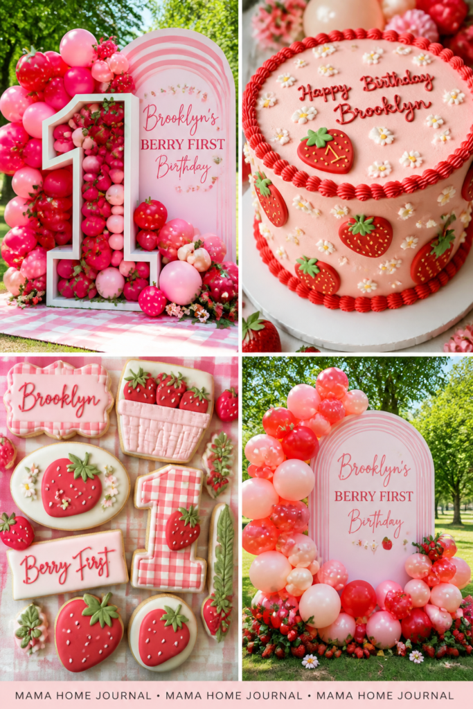 Berry First Birthday (Strawberry Theme)