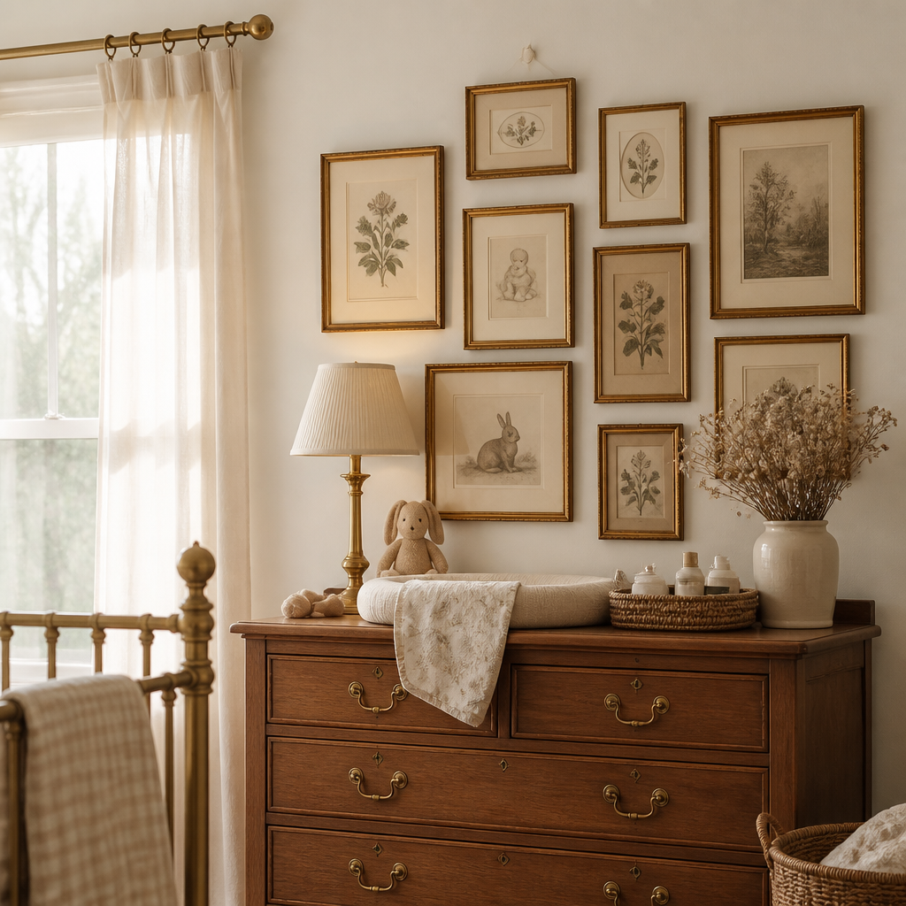 Brass Picture Frames And Accents