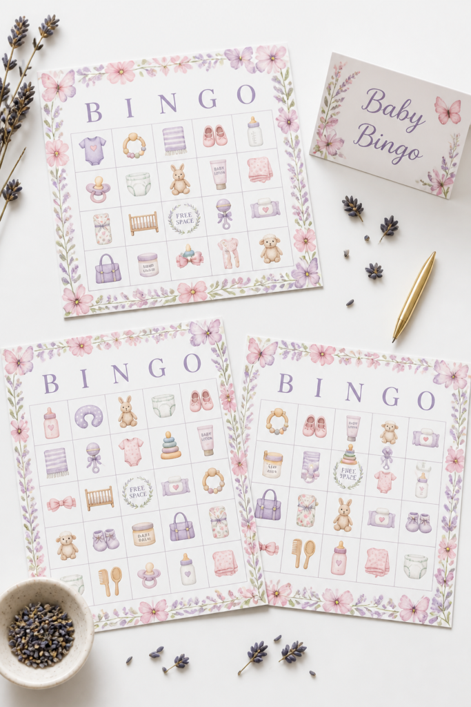 butterfly baby bingo