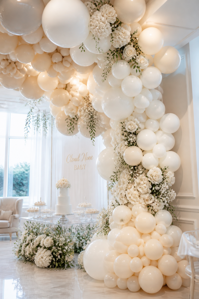 Cascading Cloud Balloon Installation