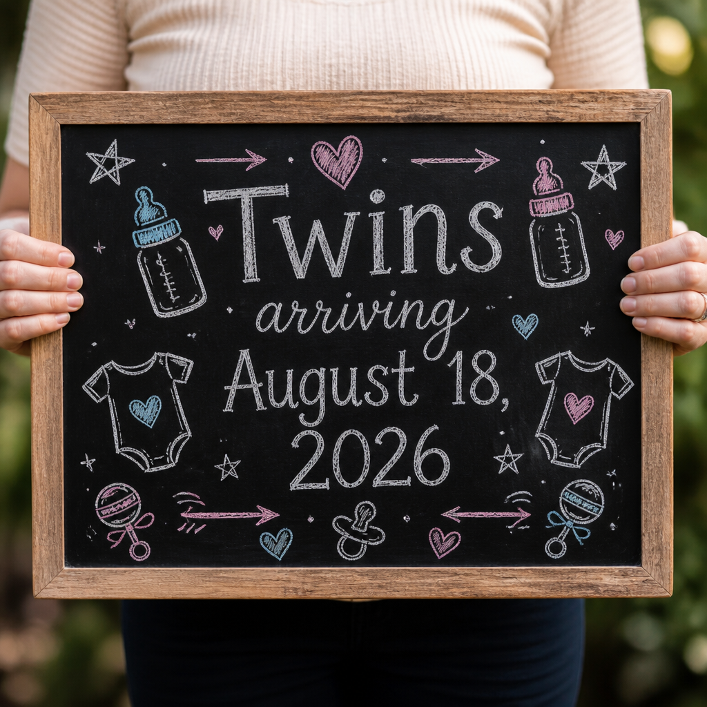 Chalkboard Countdown Announcement