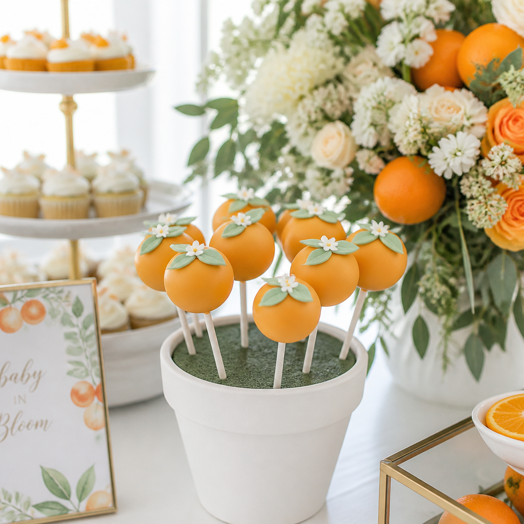 Citrus Cake Pops