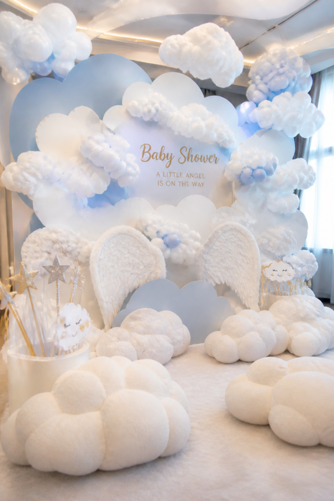 Cloud-Themed Photo Booth