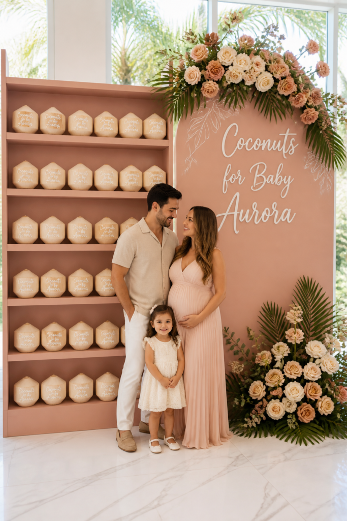Coconuts for Baby (Tropical Paradise) baby shower theme