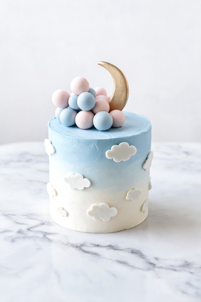 Colorful Cloud Cake